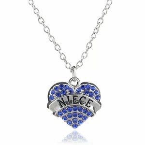 Niece Heart Pendant Necklace.